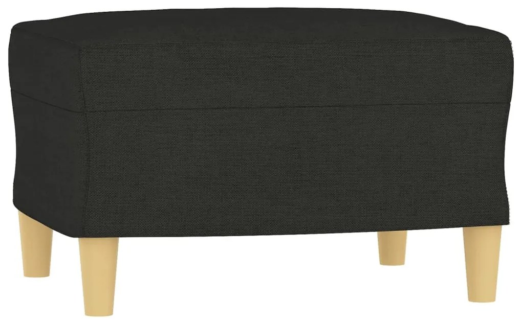 vidaXL Υποπόδιο Μαύρο 60x50x41 εκ. Υφασμάτινο