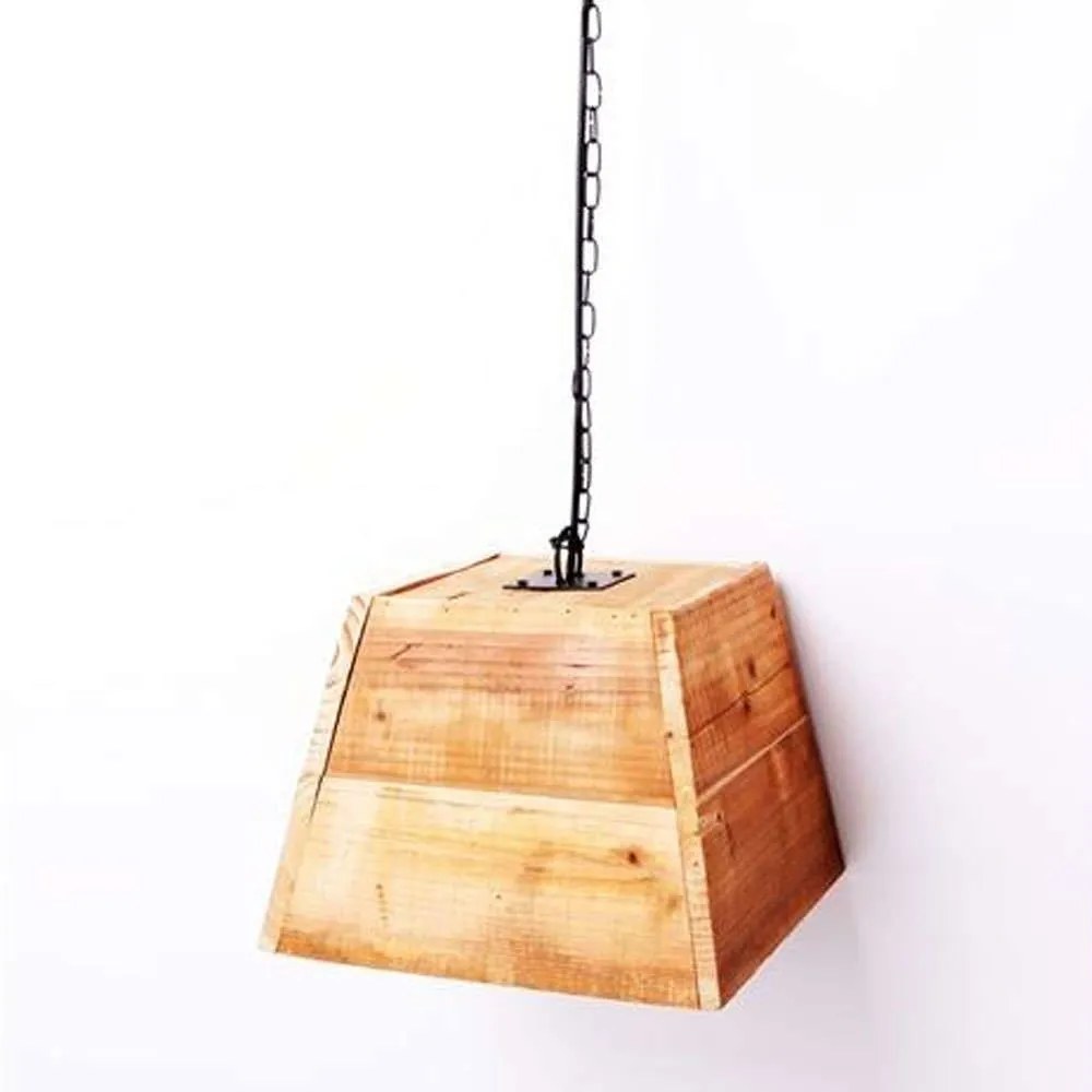 Φωτιστικό Οροφής AST822 20x26x26ΕΚ Wood Espiel Wood