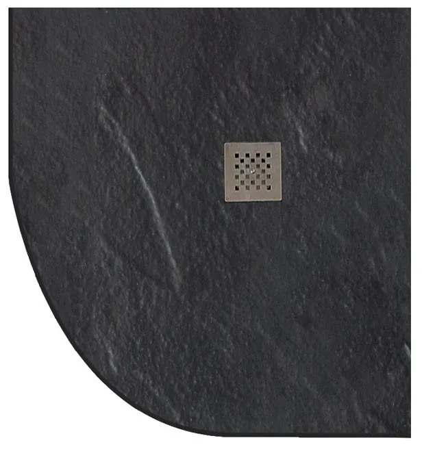 Ντουζιέρα ημικυκλική υψηλής αντοχής PIETRA Ardesia KARAG 90x90x2,5cm