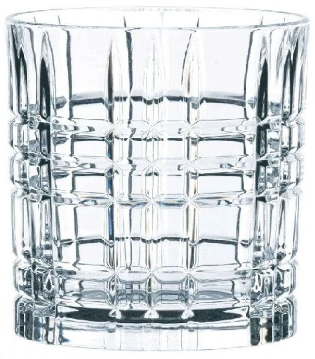 Ποτήρι Ουίσκι Square (Σετ 4Τμχ) 101050 345ml Clear Nachtmann Crystal