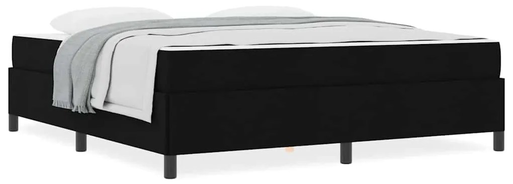 vidaXL Κρεβάτι με ελατήρια Μαύρο 180 x 200 cm