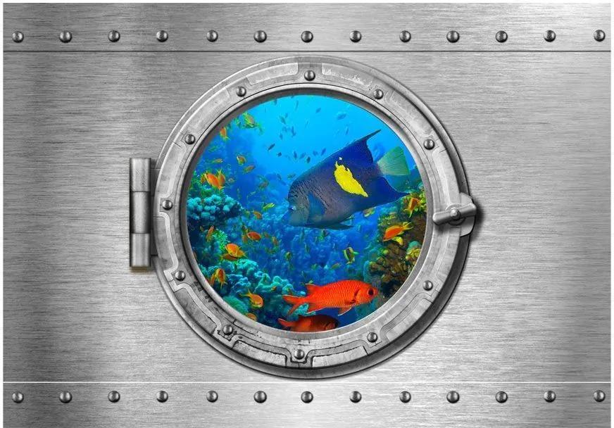 Αυτοκόλλητη φωτοταπετσαρία - Underwater landscape - 98x70