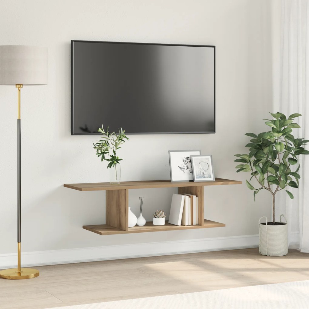 vidaXL Ντουλάπι TV Καφέ 103 x 30 x 26.5 εκ Επεξεργασμένο ξύλο