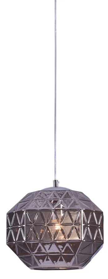 Φωτιστικό Οροφής Μονόφωτο Homelighting Matilde 77-3747 Smoke Glass