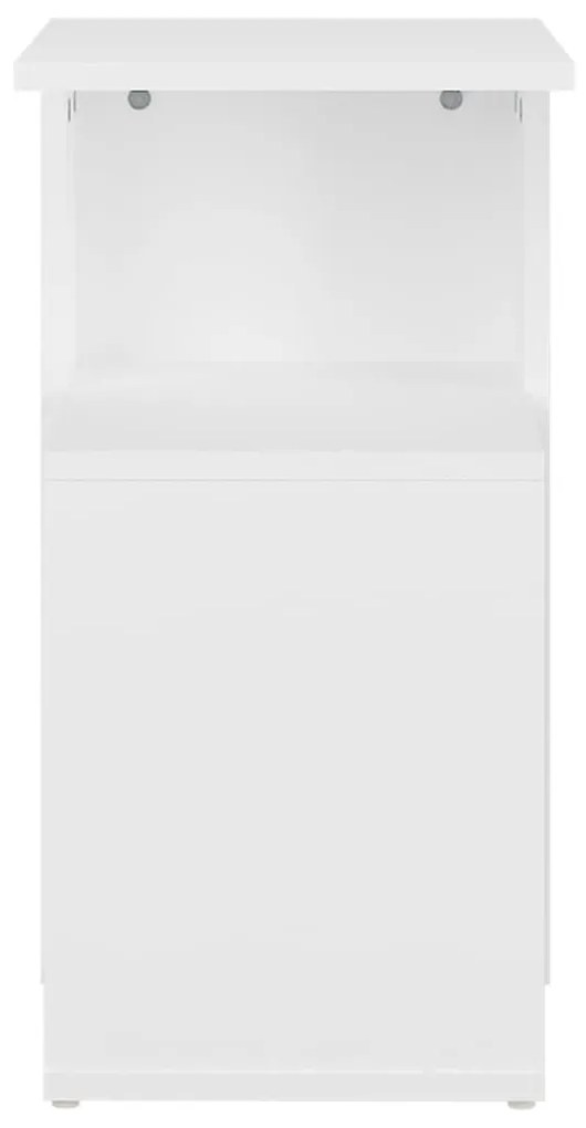Τραπέζι Βοηθητικό Λευκό 36 x 30 x 56 εκ. από Μοριοσανίδα - Λευκό