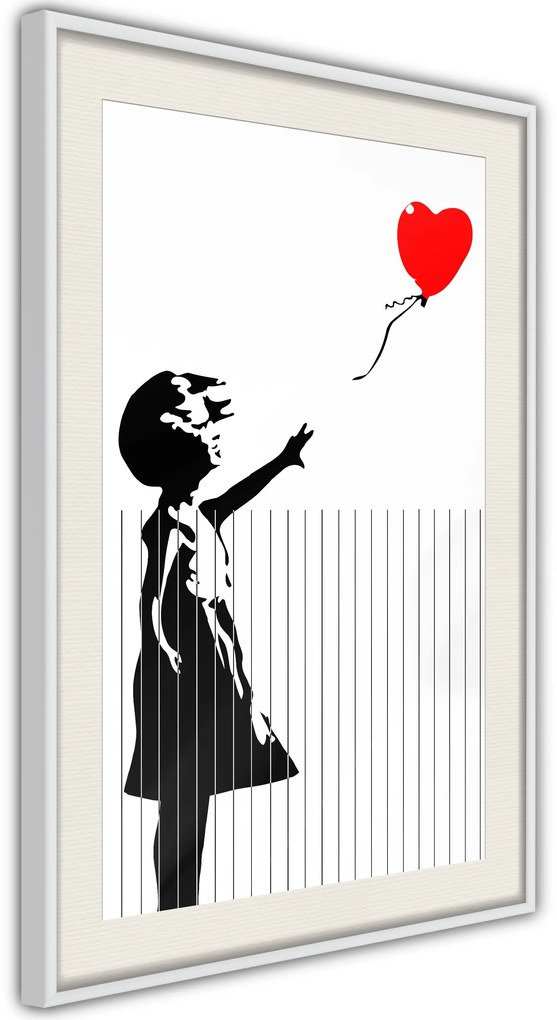 Αφίσα - Banksy: Love is in the Bin - 20x30 - Χρυσό - Με πασπαρτού