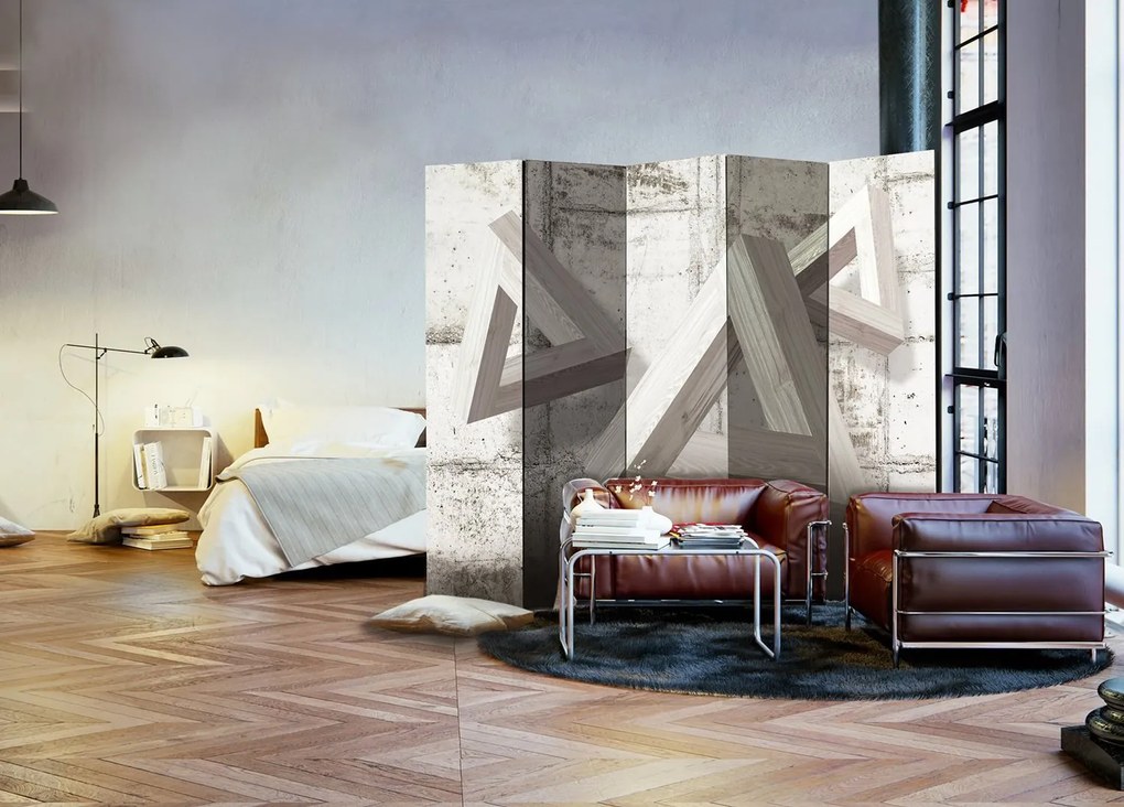 Διαχωριστικό με 5 τμήματα - Grey Trio II [Room Dividers] 225x172