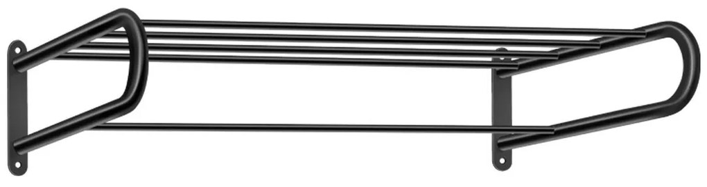 Ραφιέρα Πετσετών 60 εκ. Sanco Towel Racks Black Mat 0903-M116