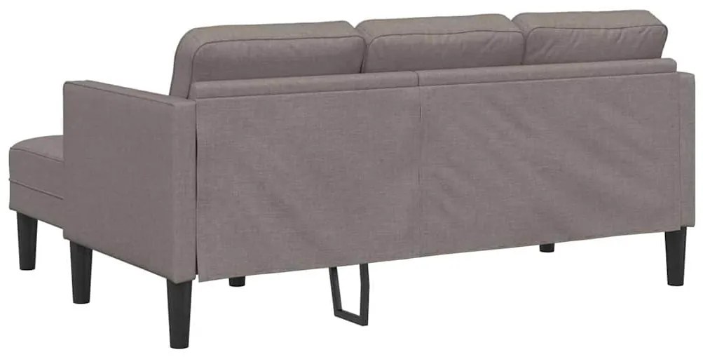 vidaXL Σετ Καναπέ μπεζ-γκρι 173 x 131 x 67 εκ ύφασμα