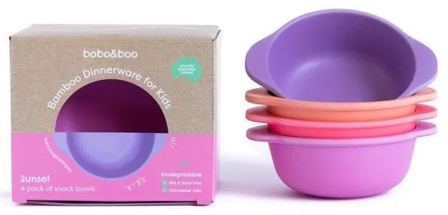 Set μικρά bowls από bamboo "Sunset" Bobo & Boo