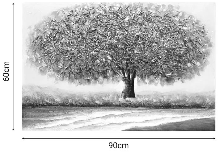 Πίνακας σε καμβά Forestree Inart 90x3x60εκ 90x3x60 εκ.