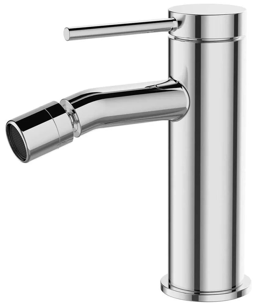 Μπαταρία Μπιντέ Joan Chrome 24608-424A Φ4x13,6x14,6cm Chrome Karag Ατσάλι,Κεραμικό