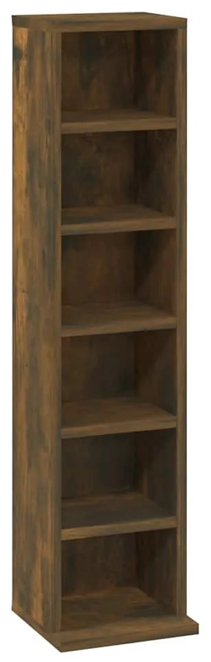 vidaXL Έπιπλο για CD Καπνιστή Δρυς 21 x 20 x 88 εκ. Επεξεργασμένο Ξύλο