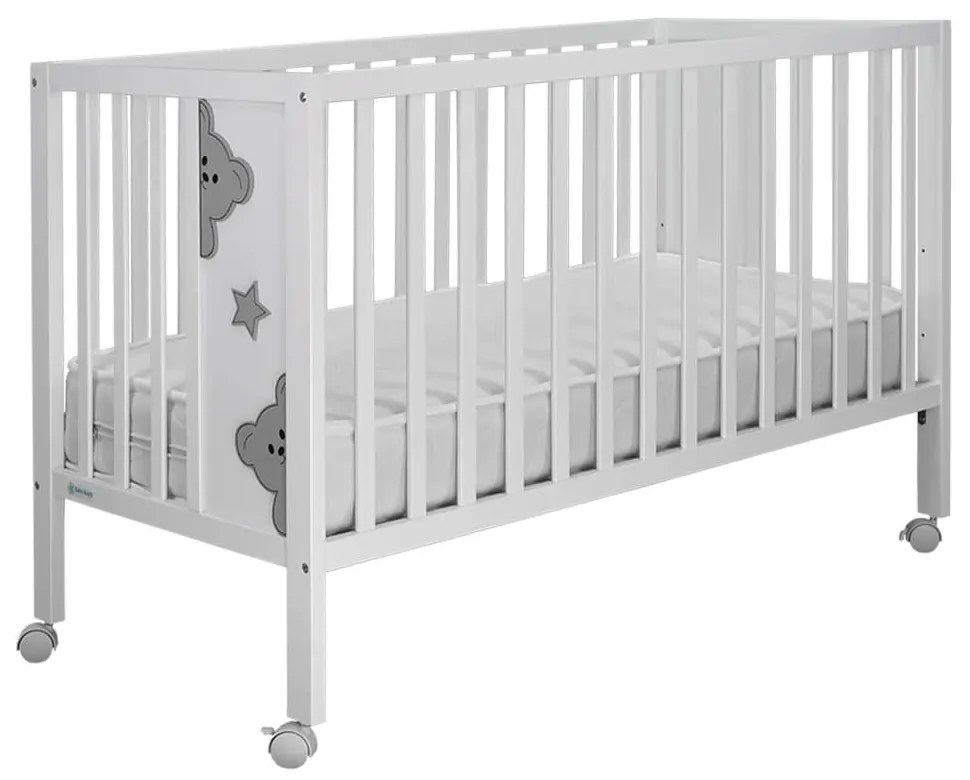 Κούνια (60x130) Bebe Stars Life White 453-02