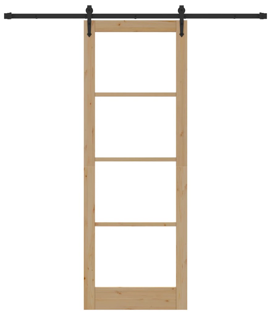 vidaXL Συρόμενη Πόρτα με Σετ Υλικών 'ORKDAL'83x232 cm