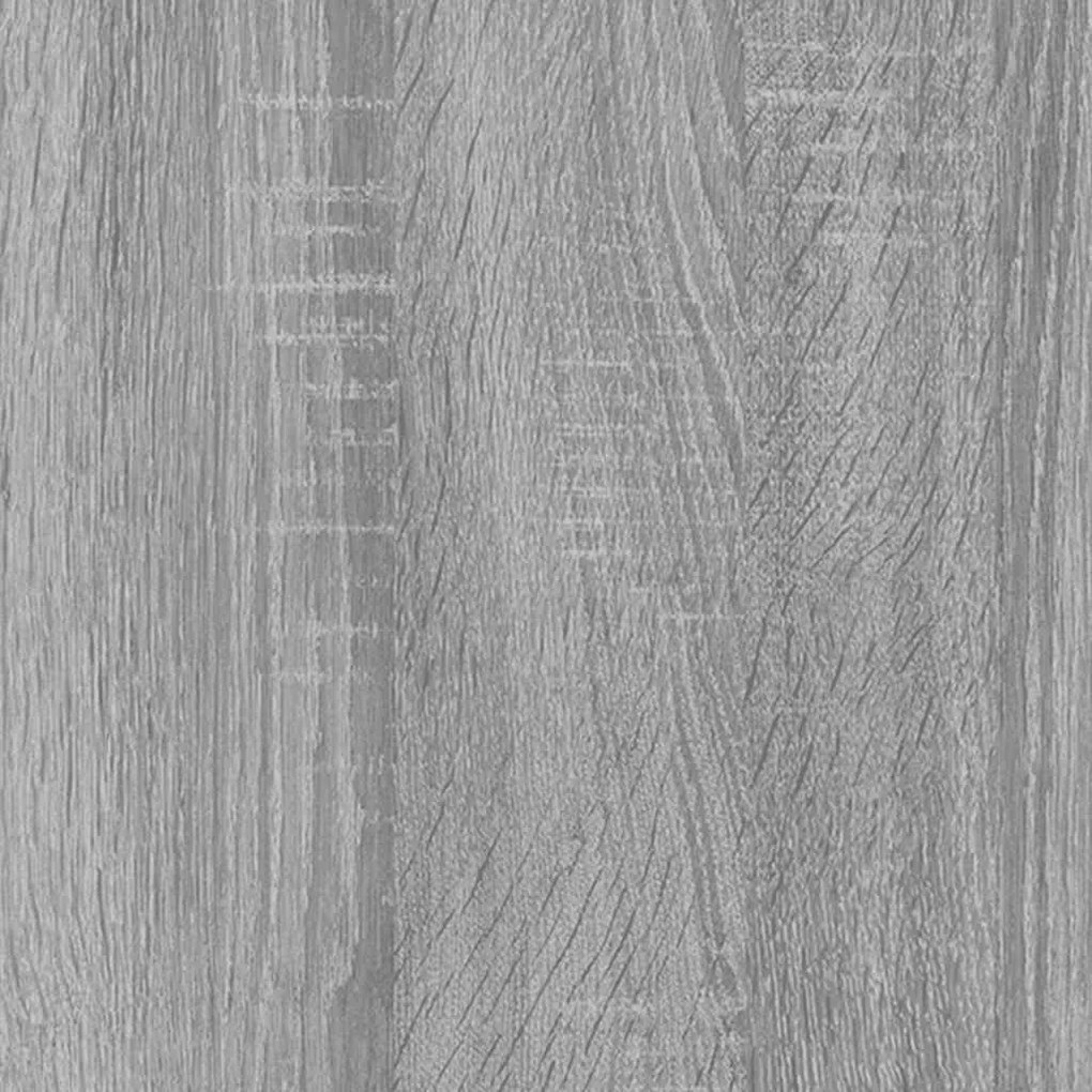 vidaXL Έπιπλο για CD Γκρι Sonoma 100x23x89,5 εκ. Επεξεργασμένο Ξύλο