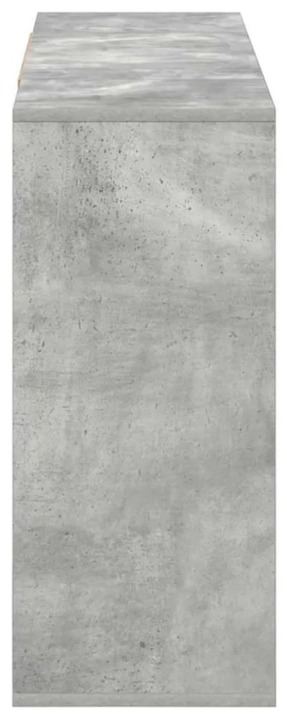 vidaXL Ντουλάπι Γκρι Σκυροδέματος 120x30x75 εκ. Επεξεργασμένο Ξύλο