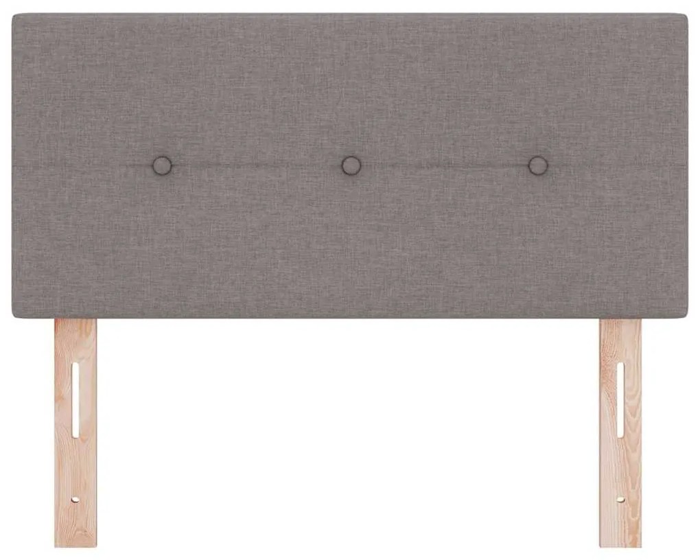 vidaXL Κεφαλάρι με κεφαλάρι Taupe 90 cm Τεχνητό Δέρμα