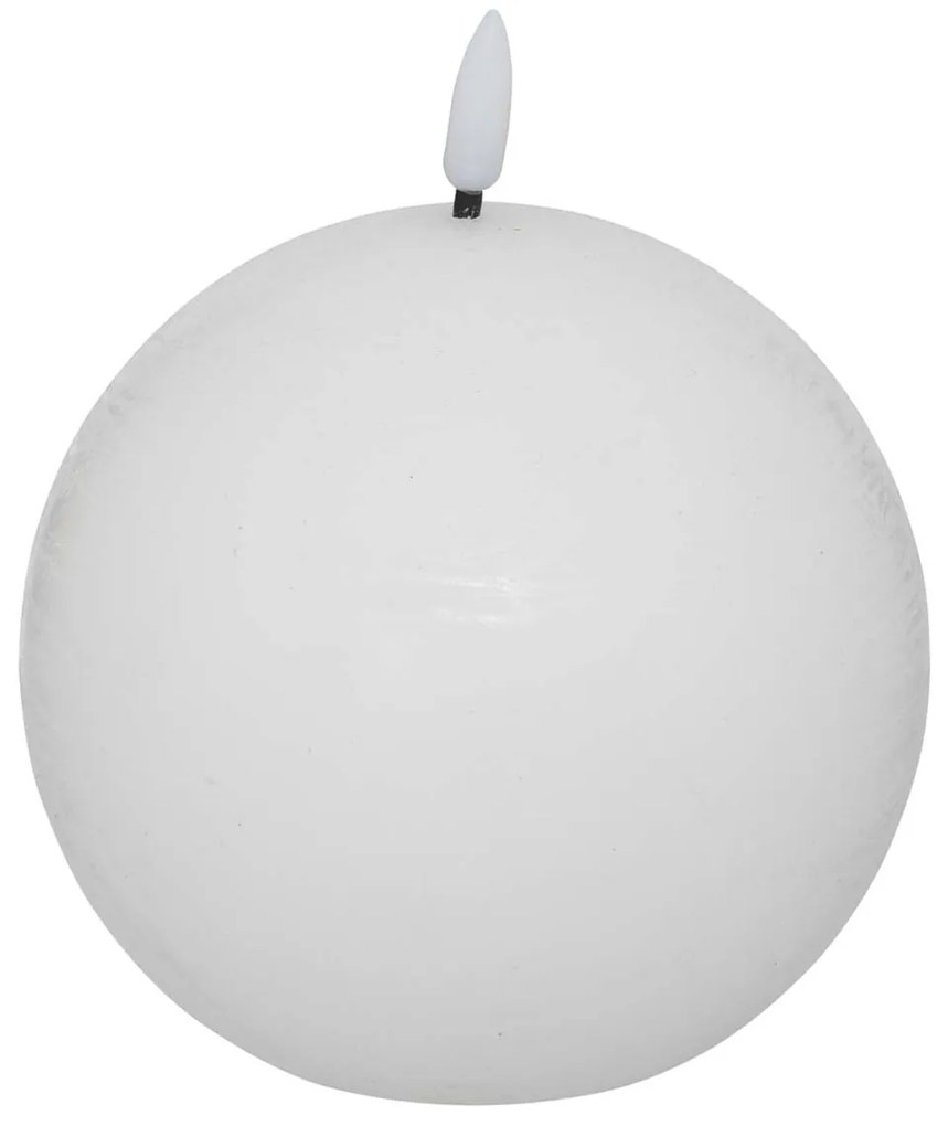 Διακοσμητικό Φωτιστικό Κερί Led (Φ10x11) A-S Molia Blanc 200667A