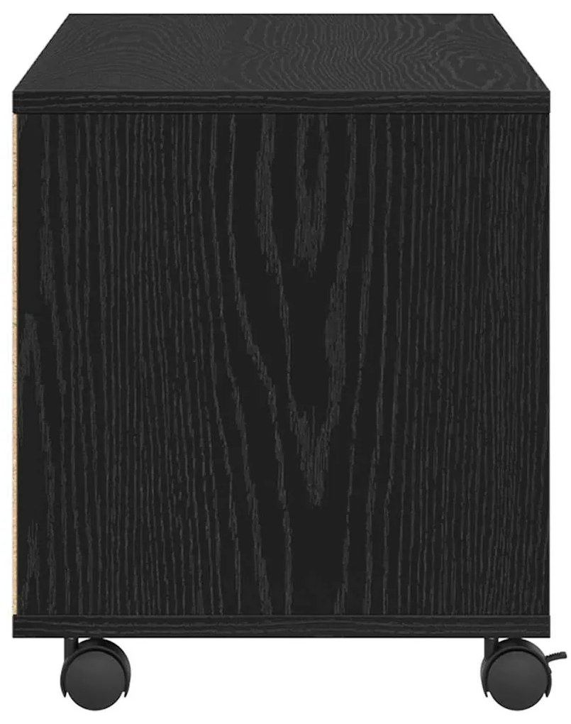 vidaXL Ντουλάπι TV Μαύρο 90 x 35 x 35 cm Επεξεργασμένο ξύλο