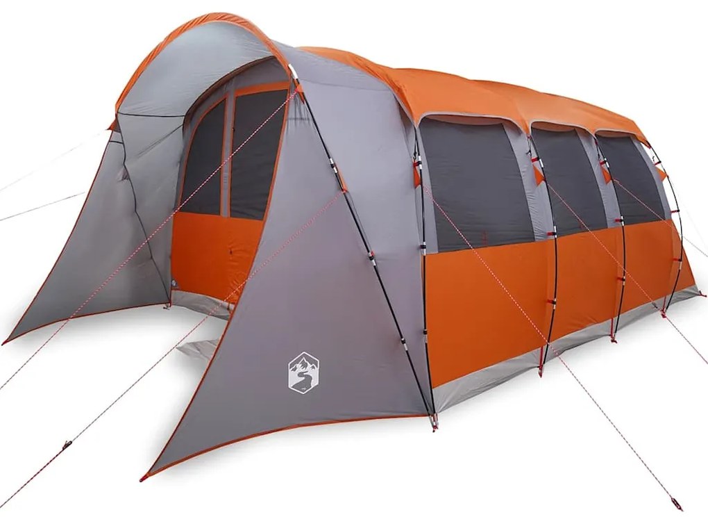 vidaXL Σκηνές Γκρι και πορτοκαλί 576 x 325 x 213 εκ Πολυεστέρας