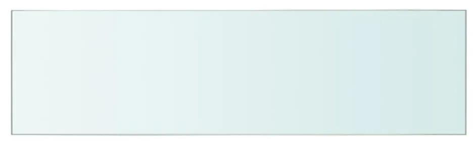 Ράφια Πάνελ 2 τεμ. Διάφανα 50 x 12 εκ. Γυάλινα - Διαφανές