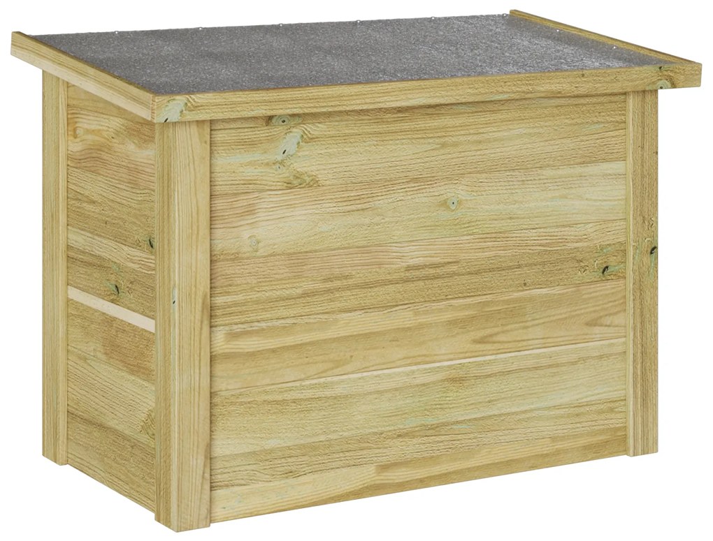 vidaXL Κουτί Αποθήκευσης 44x80x57 cm Εμποτισμένο Ξύλο Πεύκου