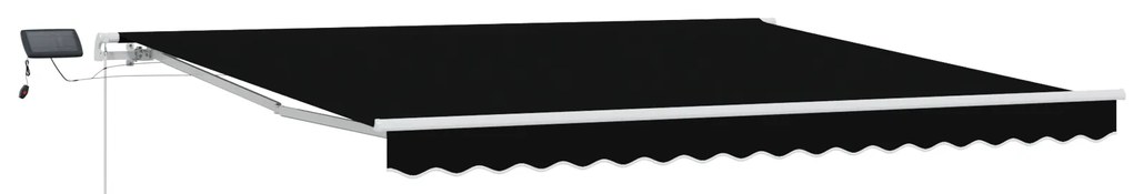 vidaXL Τέντα with Μαύρο 400 x 300 εκ Μαύρο
