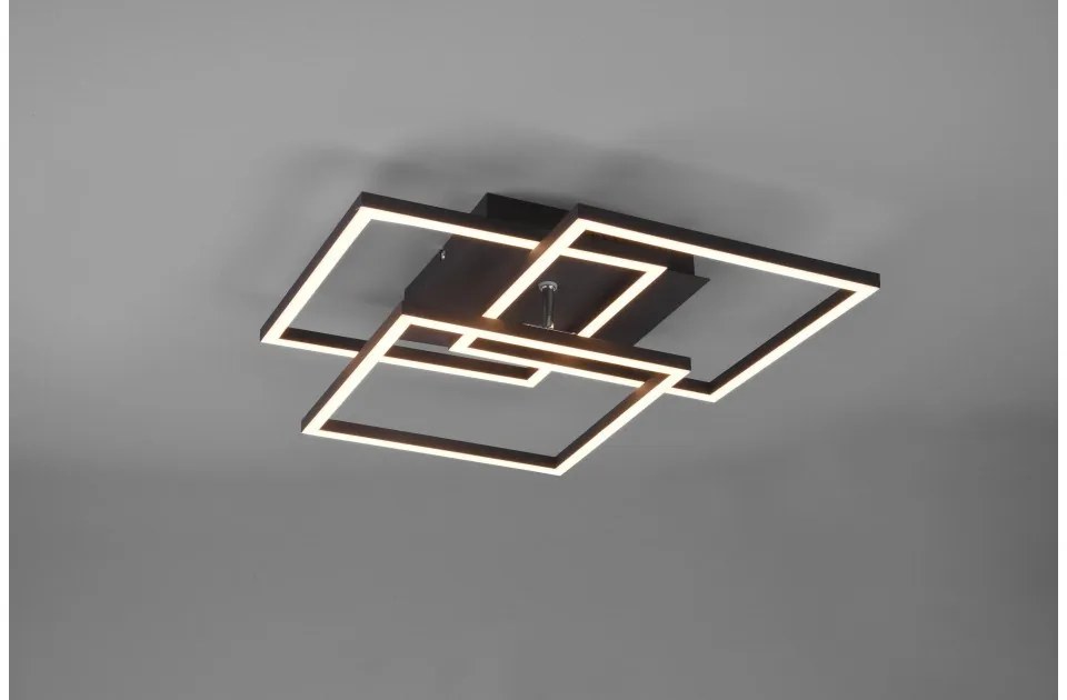 Πλαφονιέρα Φωτιστικό Οροφής LED 27W Dimmable 2700-6000K Κινητό Εφέ Mobile Trio Lighting-R62883132-Μαύρο R62883132