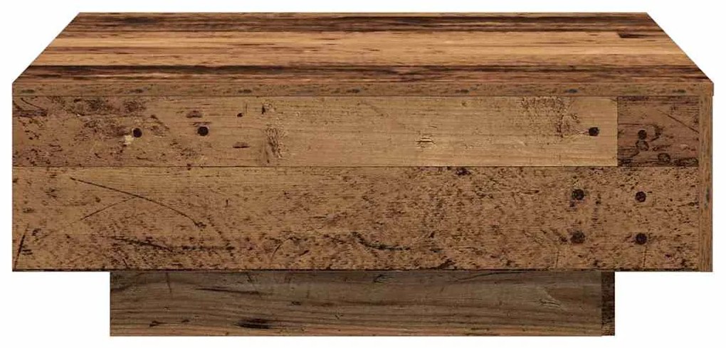 vidaXL Τραπεζάκι σαλονιού Παλιό Ξύλο 80 x 80 x 31 cm