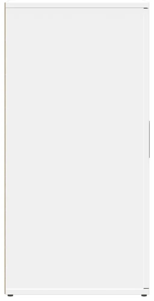 vidaXL Βοηθητικό Ντουλάπι Λευκό 59 x 39 x 80 εκ. Επεξεργασμένο Ξύλο