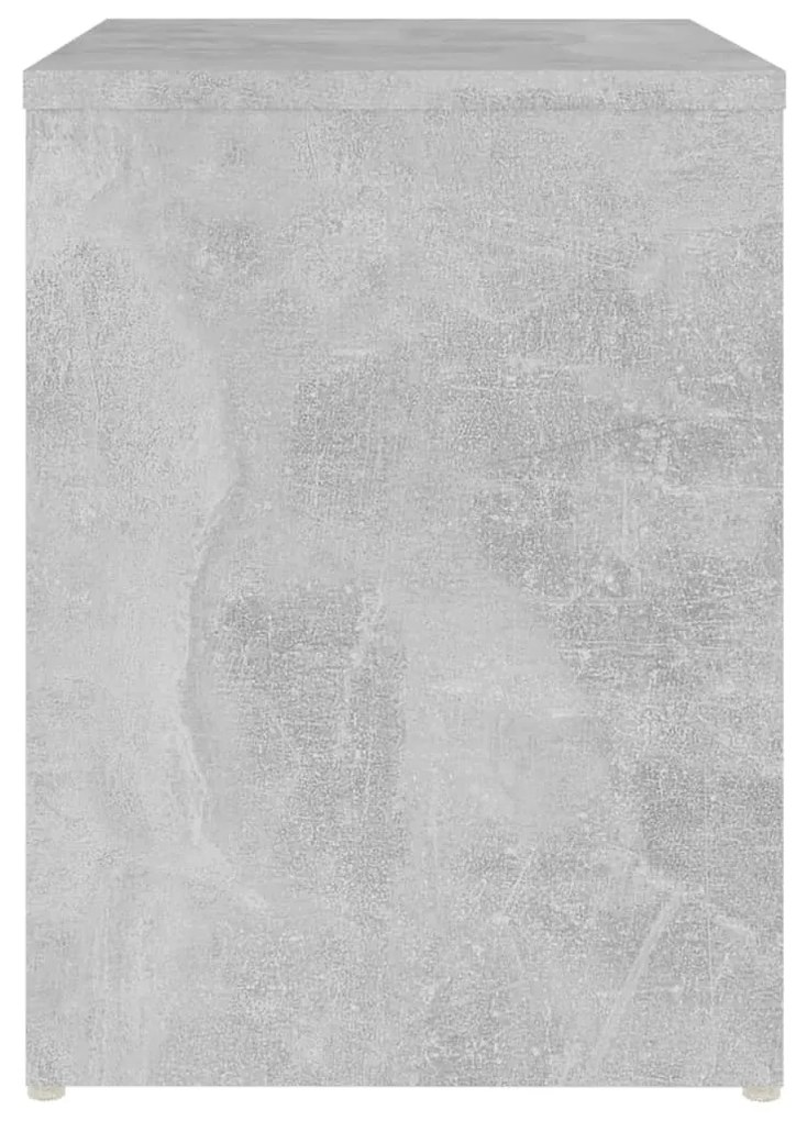 vidaXL Κομοδίνα 2 τεμ. Γκρι Σκυροδέμ. 40 x 30 x 40 εκ. από Μοριοσανίδα