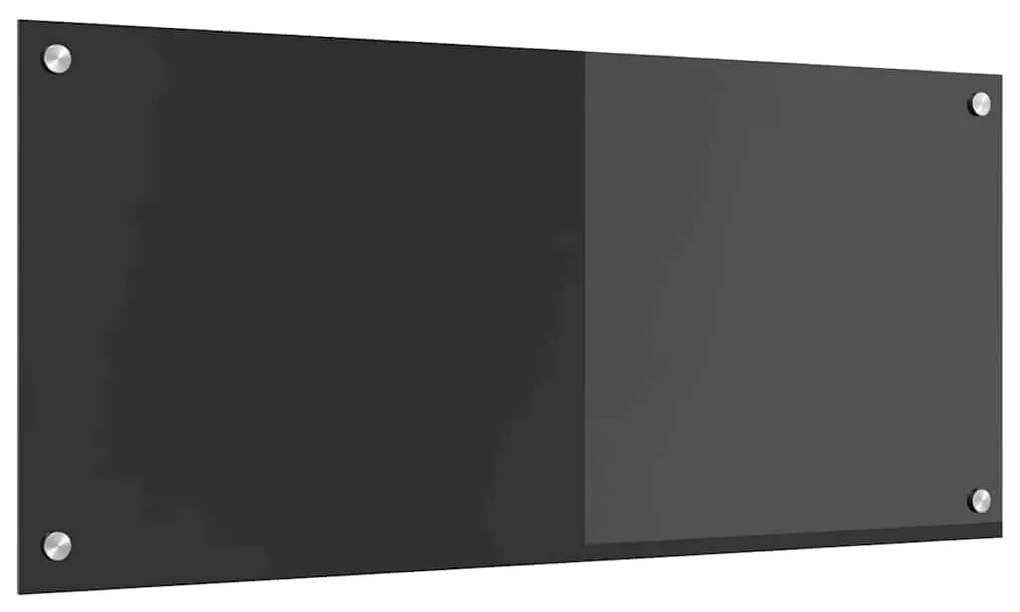 vidaXL Πίσω Πάνελ Κουζίνας Σκούρο γκρι 90 x 40 x 0.6 εκ.