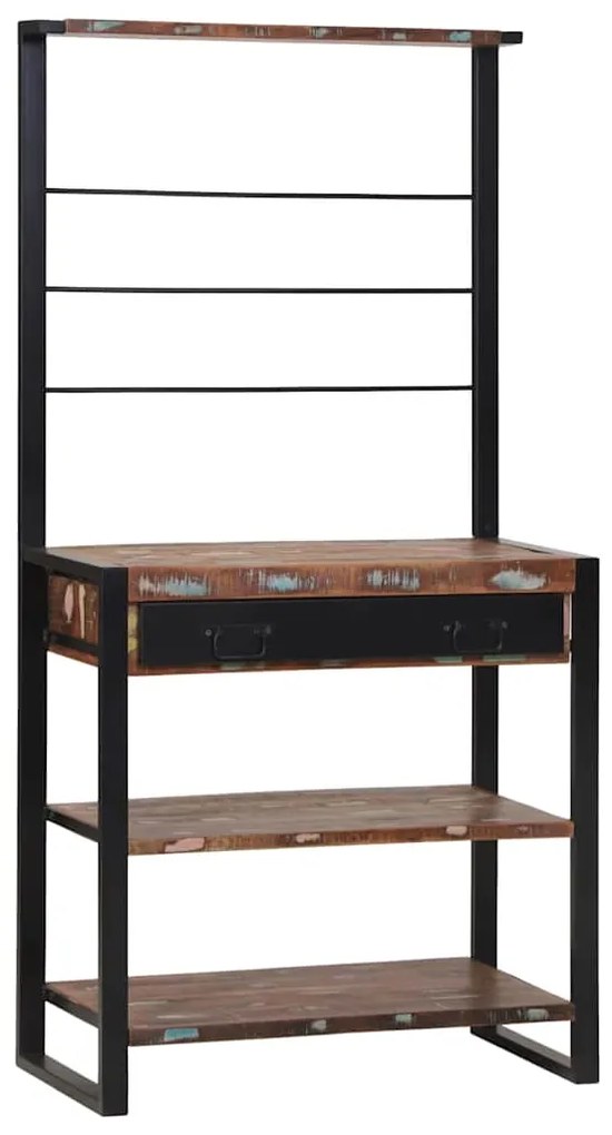 vidaXL Ράφι κουζίνας Πολύχρωμο 80 x 40 x 160 cm