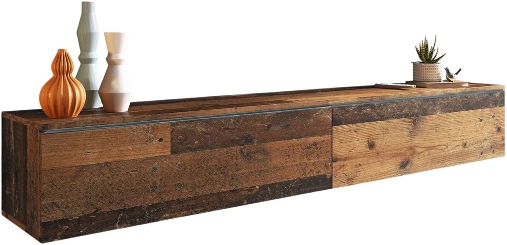 Έπιπλο τηλεόρασης  Lowboard D 180-Καφέ