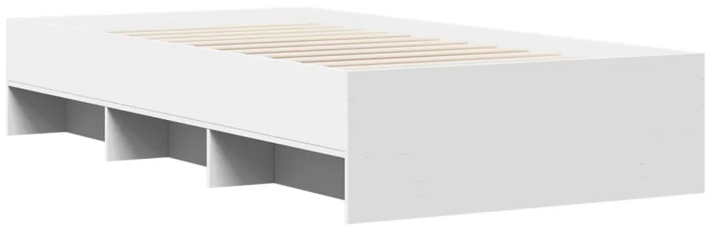 vidaXL Πλαίσιο Κρεβατιού Λευκό 90 x 190 εκ. από Επεξεργασμένο Ξύλο
