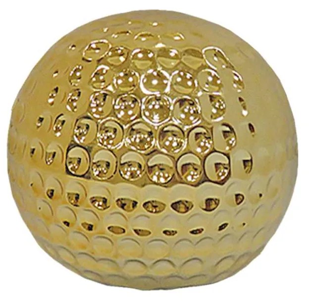 Διακοσμητική Μπάλα Κεραμική Χρυσή Art Et Lumiere 10εκ. 02806