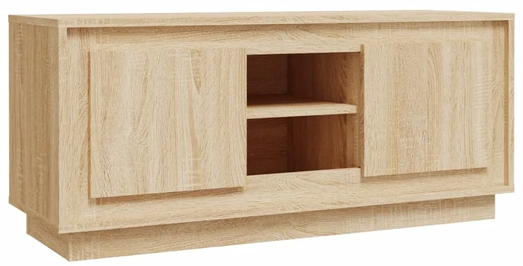 vidaXL Έπιπλο Τηλεόρασης Sonoma Δρυς 102 x 35 x 45 εκ. Επεξεργ. Ξύλο