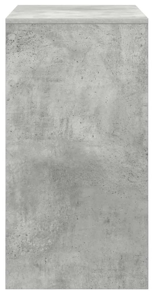 vidaXL Γραφείο Γκρι σκυροδέματος 70 x 40 x 76 εκ. Επεξεργασμένο ξύλο