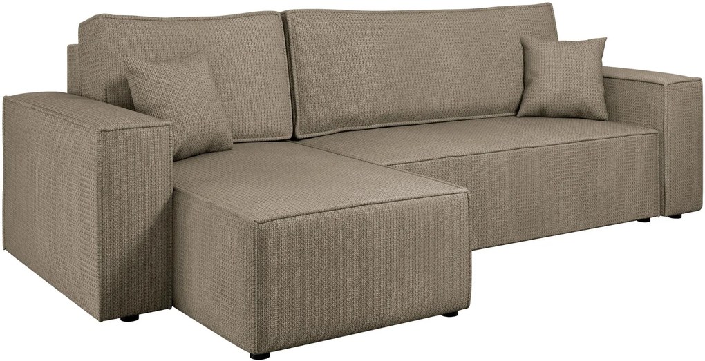 Γωνιακός καναπές Karl II -Kafe - 244.00Χ145.00Χ82.00cm