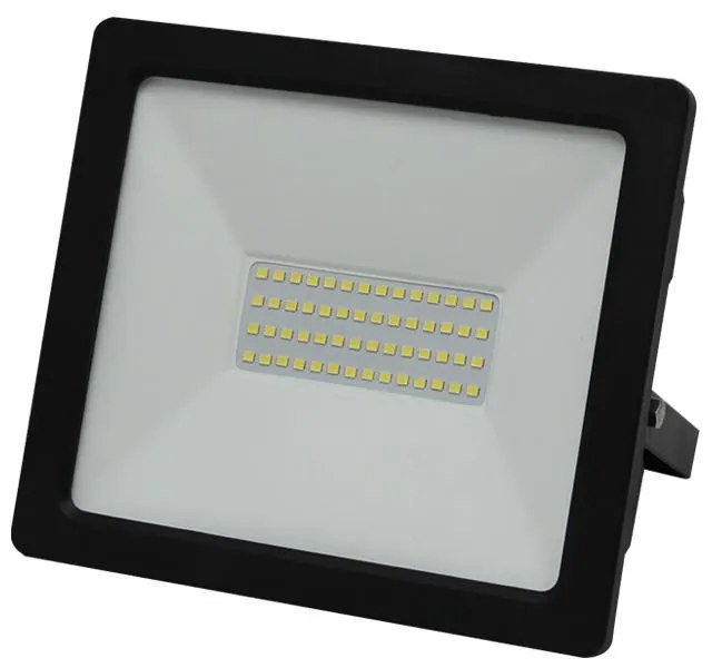 Adeleq Προβολέας LED-SMD 50W 230V Μωβ IP65 Μαύρος Με 50cm Καλώδιο 3-3955011