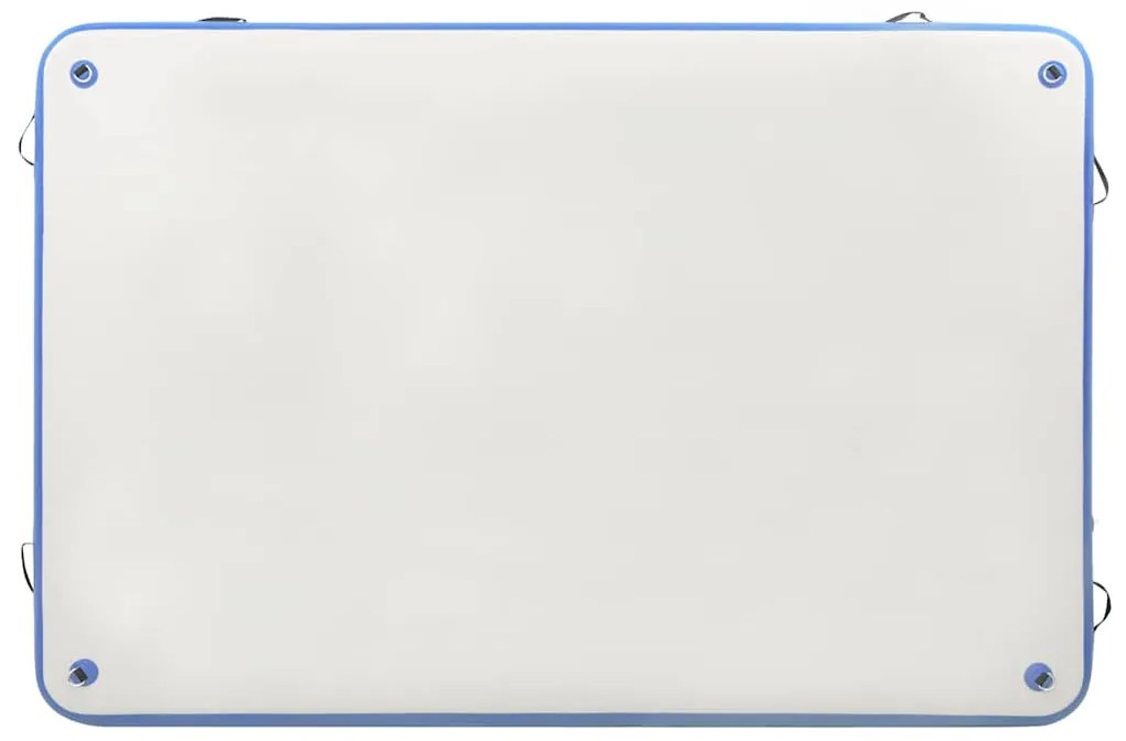 vidaXL Πλατφόρμα Φουσκωτή Πλωτή Μπλε / Λευκή 200 x 150 x 15 εκ.