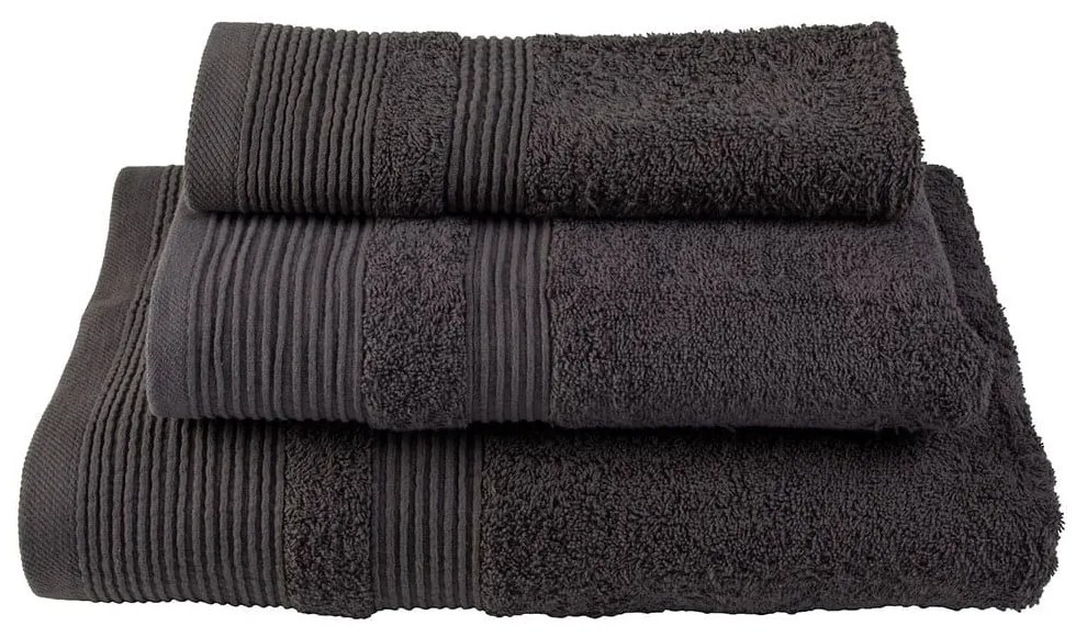 Πετσέτα 935 Dark Grey Astron Προσώπου 50x100cm 100% Cotton