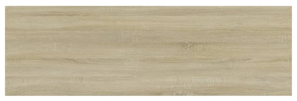 Ράφια Βιβλιοθήκης 4 τεμ. Sonoma Δρυς 80x20x1,5 εκ. Μοριοσανίδα 805304