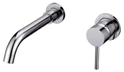 KARAG ARTEMIS Chrome 911-P Μπαταρία Νιπτήρος Εντοιχισμού Χρωμέ Κεραμικό, Κράμα ορειχάλκου