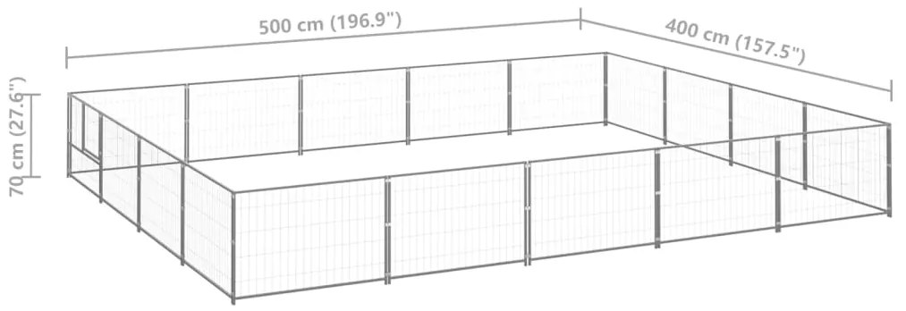 ΣΠΙΤΑΚΙ ΣΚΥΛΟΥ ΑΣΗΜΙ 20 Μ² ΑΤΣΑΛΙΝΟ 3082151