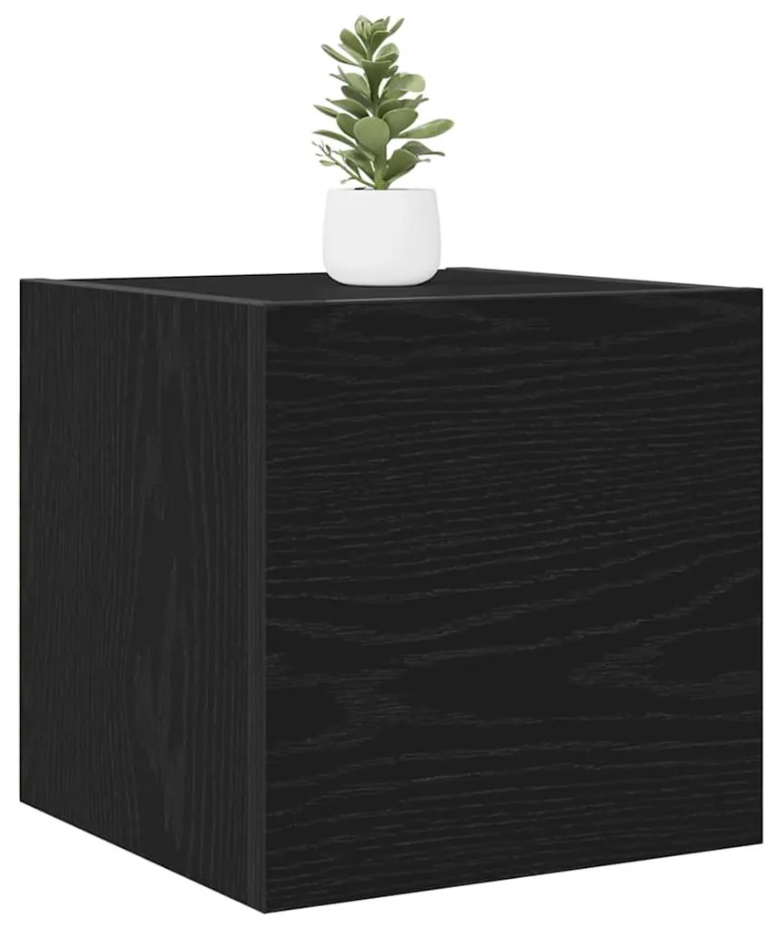 vidaXL Ντουλάπι TV 2 pcs Μαύρο 30.5 x 30 x 30 εκ. Επεξεργασμένο ξύλο