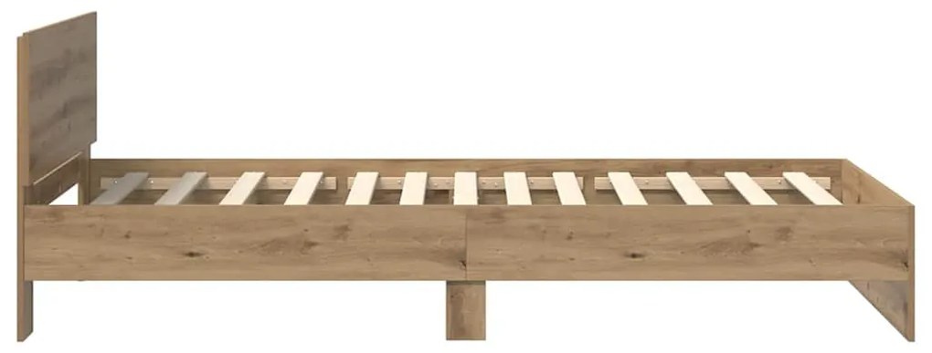 vidaXL Σκελετός Κρεβατιού Artisan Oak 90 x 200 cm Επεξεργασμένο ξύλο