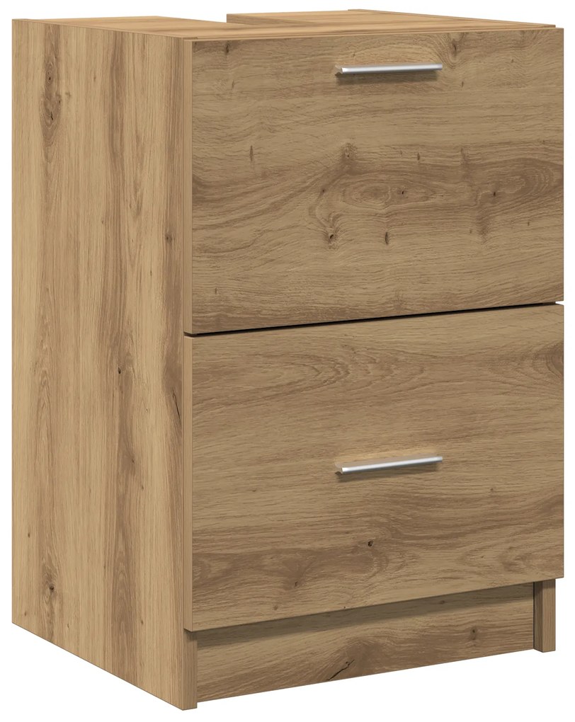 vidaXL ντουλάπι νιπτήρα  Καρυδιά 40x37x59 εκ. Επεξεργασμένο Ξύλο