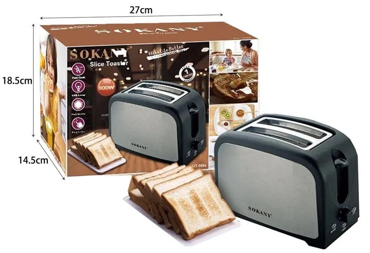 Sokany τοστιέρα HJT-008s - Sokany Sandwich backing machine HJT-008s
